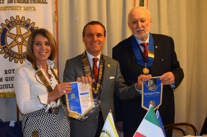 Giovedì 2 Ottobre 2014:  Visita del Governatore Ferdinando DEL SANTE - ROTARY CLUB di CENTO