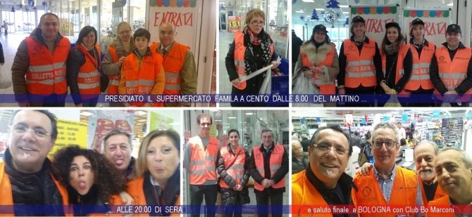 Sabato 29 Novembre 2014:  Colletta Alimentare 2014 - ROTARY CLUB di CENTO