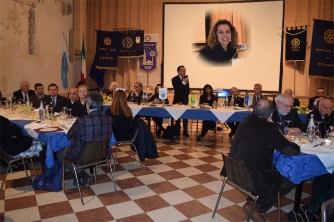 Giovedì 05 Febbraio 2015:  INTERCLUB area Estense con Franco Perlasca - ROTARY CLUB di CENTO
