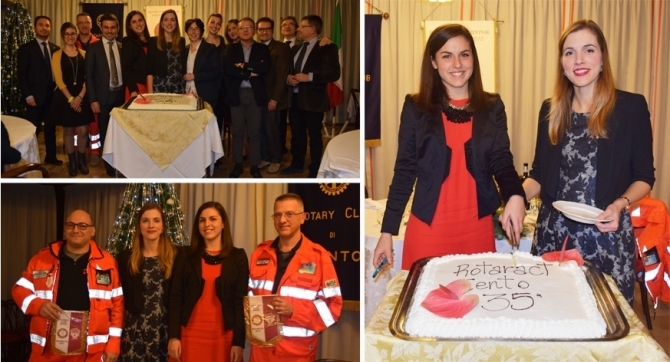 Giovedì 10/12/2015: “Elezione Presidente 2017-18 e 35°Anniversario Rotaract - ROTARY CLUB di CENTO