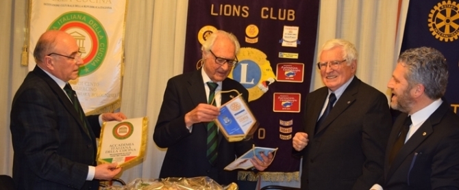 Martedì 22 Marzo 2016: “Intermeeting con Lions Cento e Accademia della Cucina“ - ROTARY CLUB di CENTO