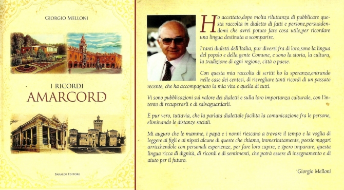 GIOVEDI’ 2 FEBBRAIO 2017: Amarcord, di Giorgio Melloni - ROTARY CLUB di CENTO