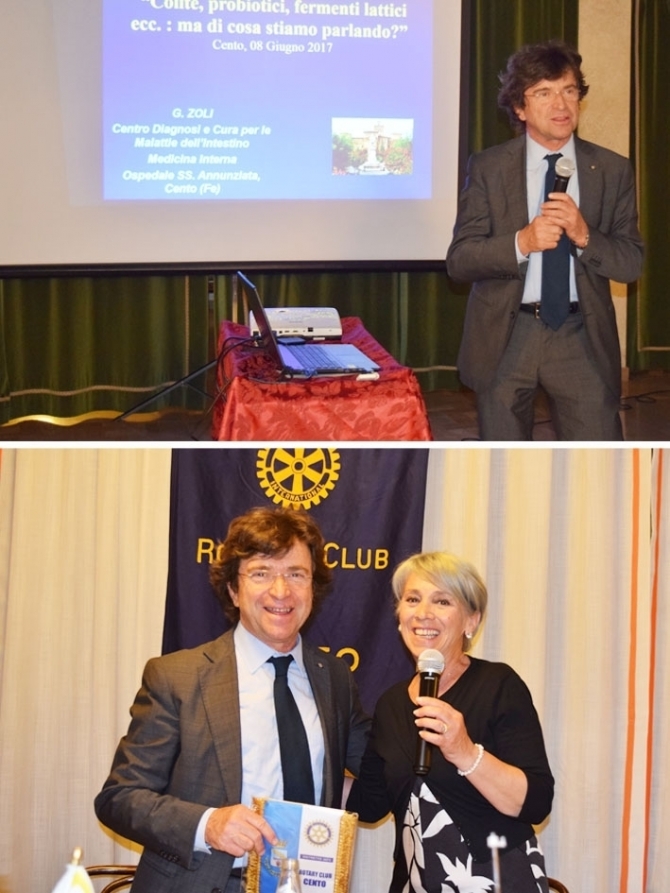 2017/06/08: colite, probiotici, fermenti lattici ecc. : ma di cosa stiamo parlan - ROTARY CLUB di CENTO