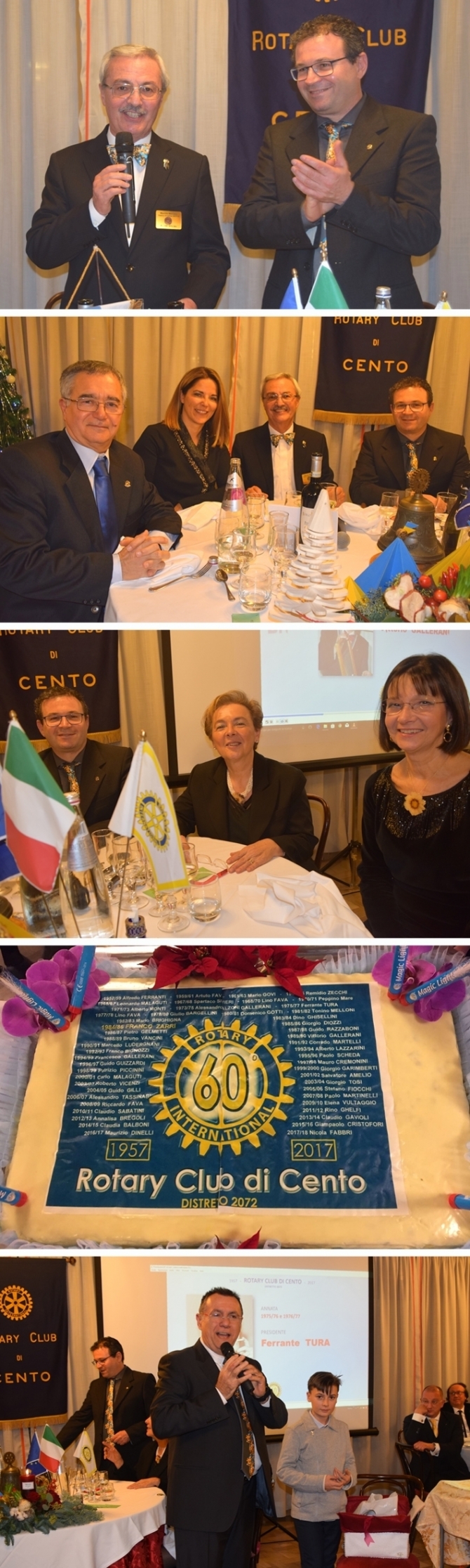 GIOVEDI’ 21/12/2017: Festa degli Auguri - ROTARY CLUB di CENTO