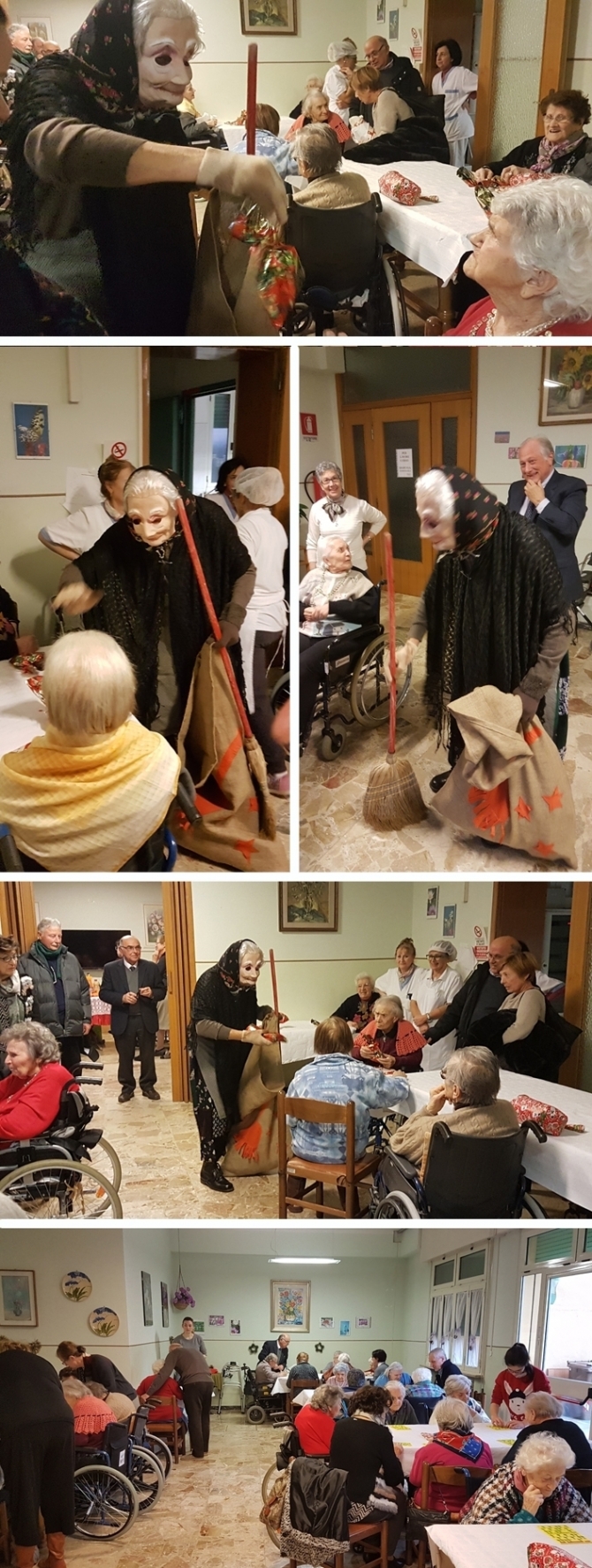 SABATO 6 GENNAIO 2018: Festa della Befana al Pensionato Cavalieri - ROTARY CLUB di CENTO