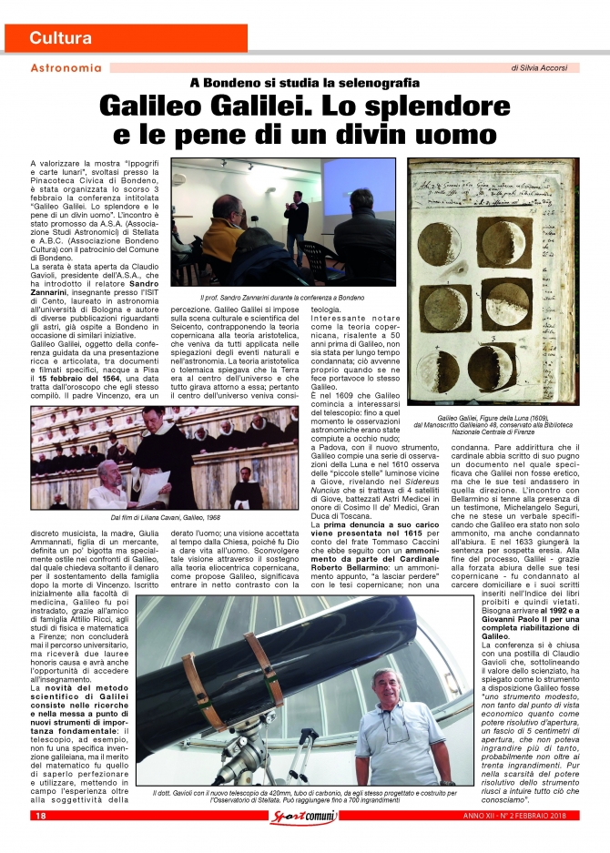 Claudio Gavioli: il nostro Galileo ... - ROTARY CLUB di CENTO