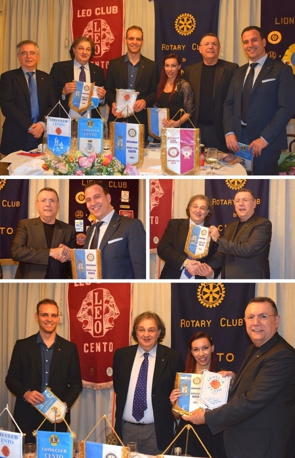 MARTEDI’ 20/03/2018: … si parla di Leadership, interclub ROTARY/LIONS - ROTARY CLUB di CENTO