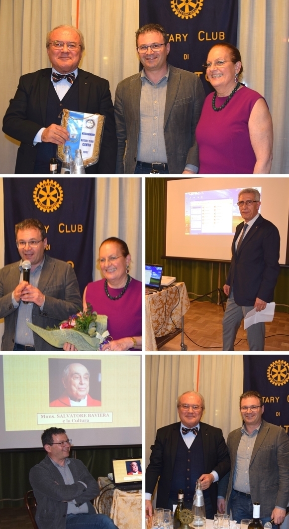 Giovedì 19 Aprile 2018: ... ricordando Mons. BAVIERA - ROTARY CLUB di CENTO