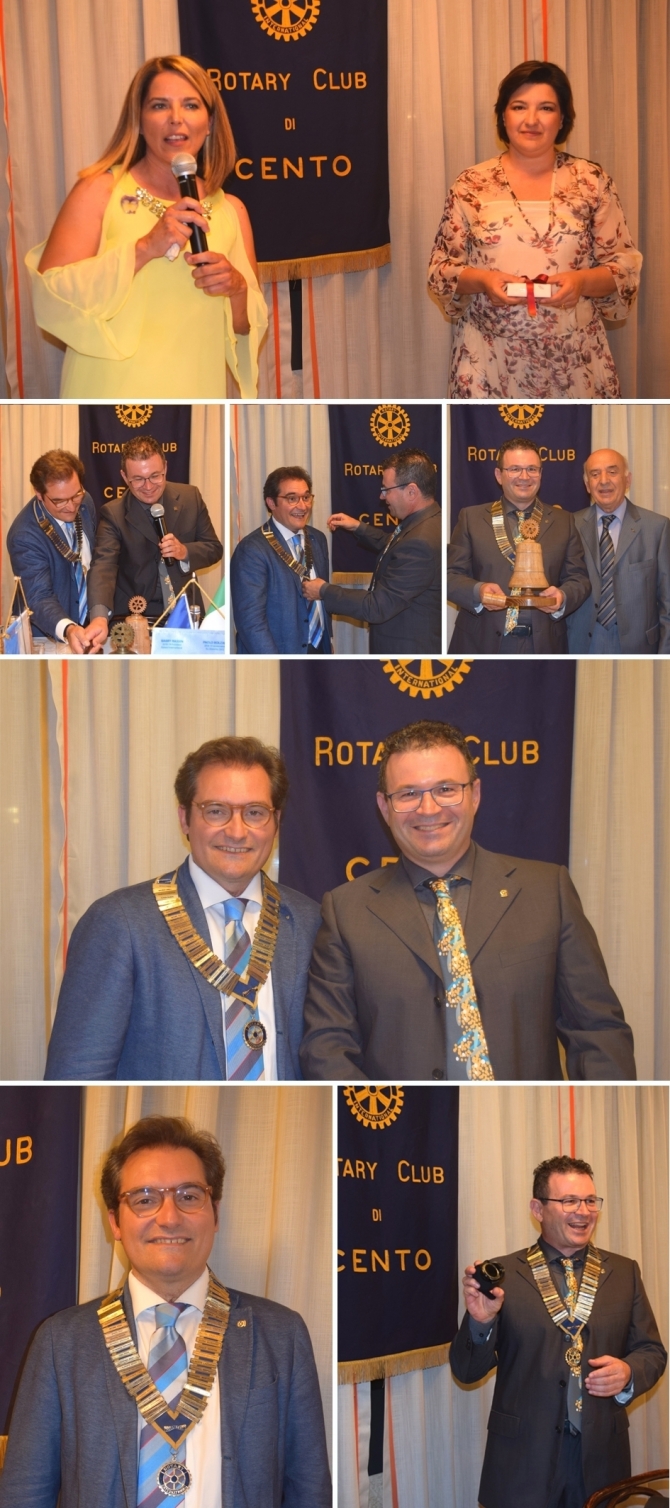 Giovedì 28 Giugno: passaggio di consegne - ROTARY CLUB di CENTO