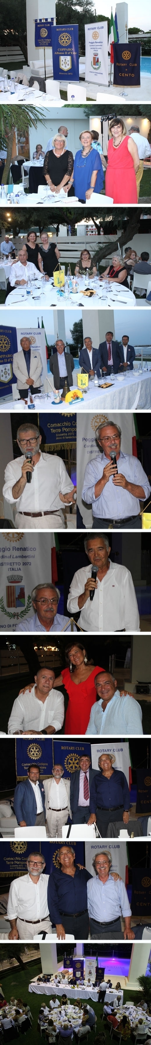 VENERDI' 3 Agosto 2018: Festa dell'Estate a Lido delle Nazioni - ROTARY CLUB di CENTO