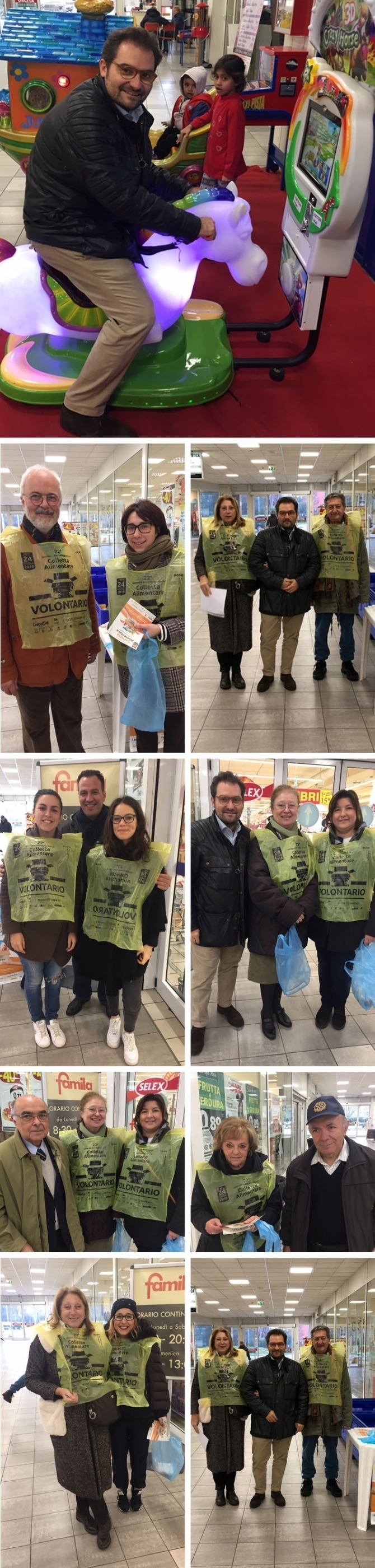 Sabato 24/11/2018: "Colletta Alimentare c/o Supermercato Famila " - ROTARY CLUB di CENTO