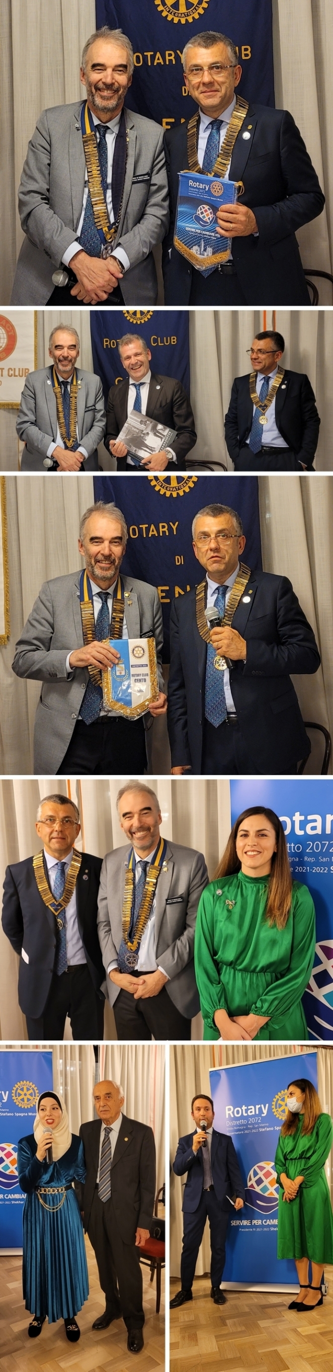 21/10/2021: visita del Governatore Stefano SPAGNA MUSSO - ROTARY CLUB di CENTO