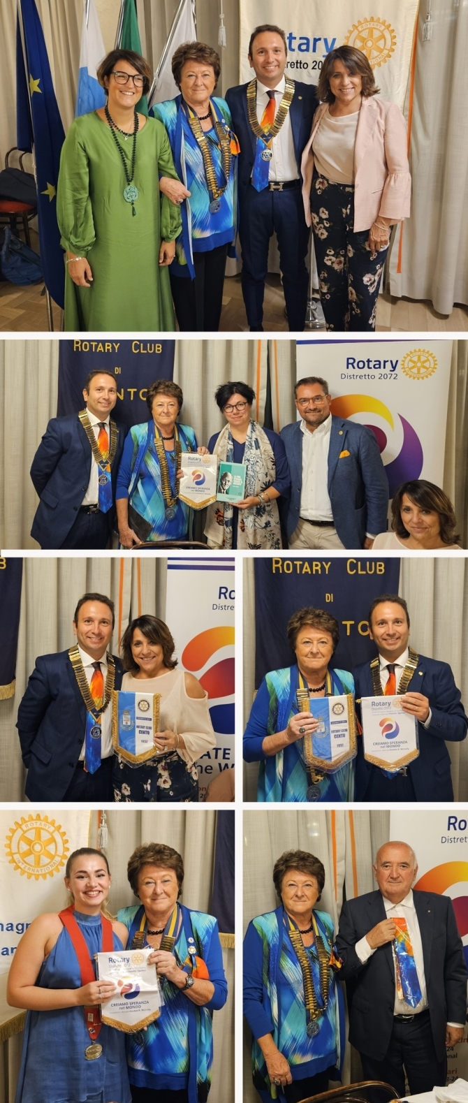 07/09/2023 visita del Governatore, Fiorella SGALLARI - ROTARY CLUB di CENTO