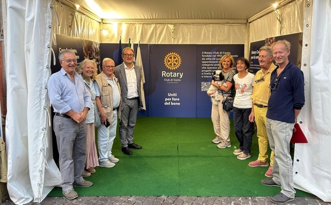 Il Rotary Club di Cento alla Fiera di Settembre - ROTARY CLUB di CENTO